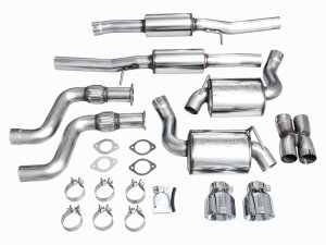 Nissan Z Performance Exhaust - AWE Tuning - Touring Edition, Dual Exit, Cat Back - Chrome Silver - `23-`27 Nissan Z Performance Exhaust - AWE Tuning - Touring Edition, Dual Exit, Cat Back - Chrome Silver - `23-`27
